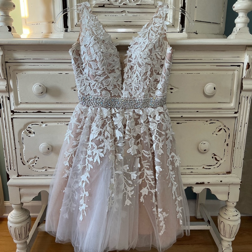 Sherri Hill dress size 0 worn 1x *perfect condition* - Picture 3 of 9